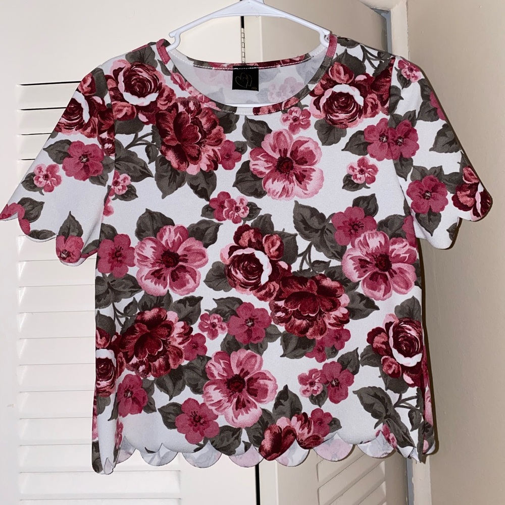FORAL FLOWER DRESS SHIRT 🌺